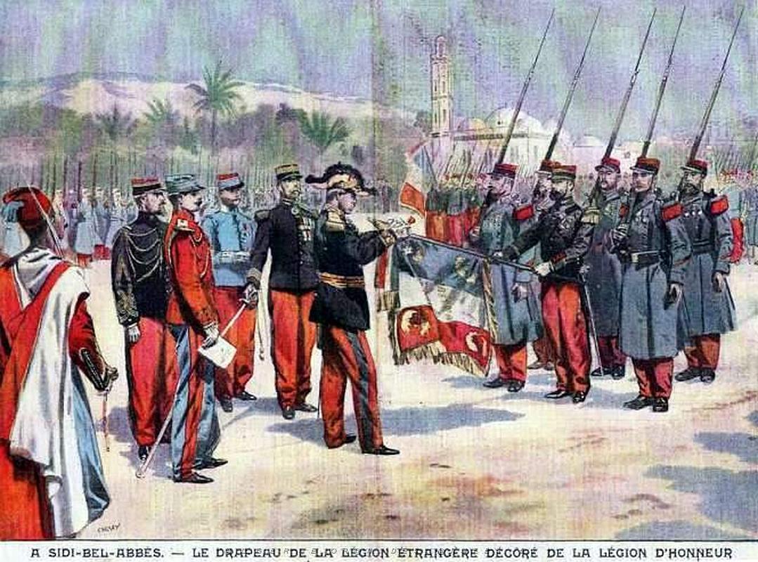 Sidi-bel-abbes- Cavalcade depart Legion au Tonkin -06.jpg
